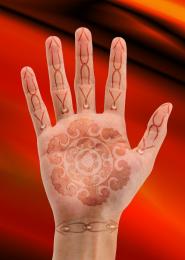 Indian hand tatoo